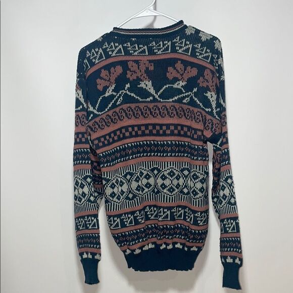 Men's Multicolor Patterned Sweater - Picture 4 of 6